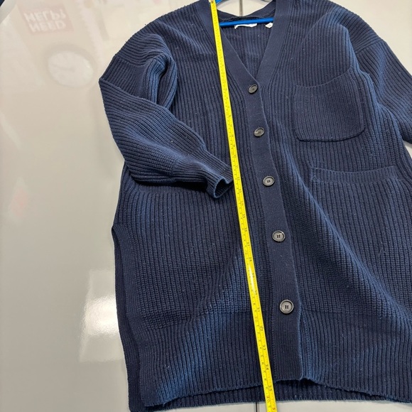 A.L.C. Blue Ribbed Merino Wool Long Sweater . NWOT. Small - Picture 8 of 12